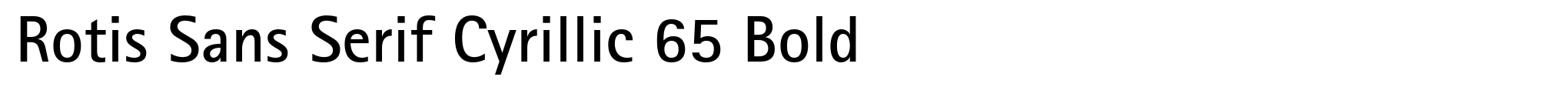 Rotis Sans Serif Cyrillic 65 Bold image